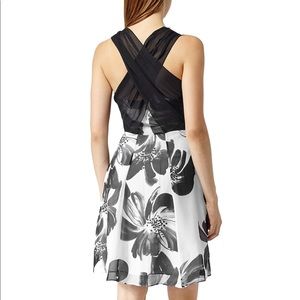 [SOLD] Reiss crossover back silk dress